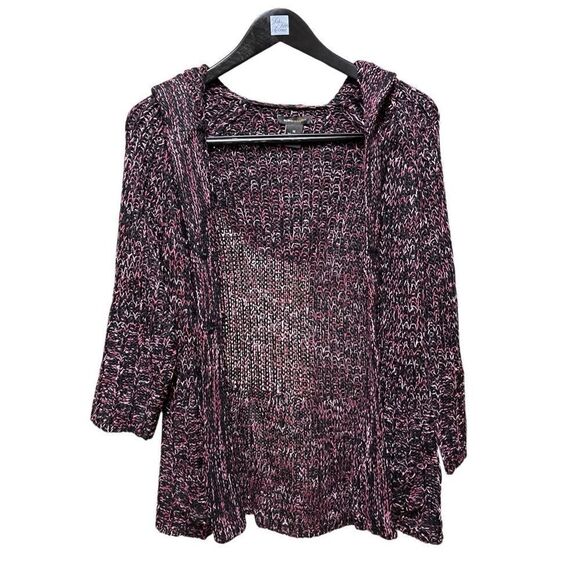 🌟BCBG🌟 Sweater Cardigan with Hoodie - Picture 1 of 2